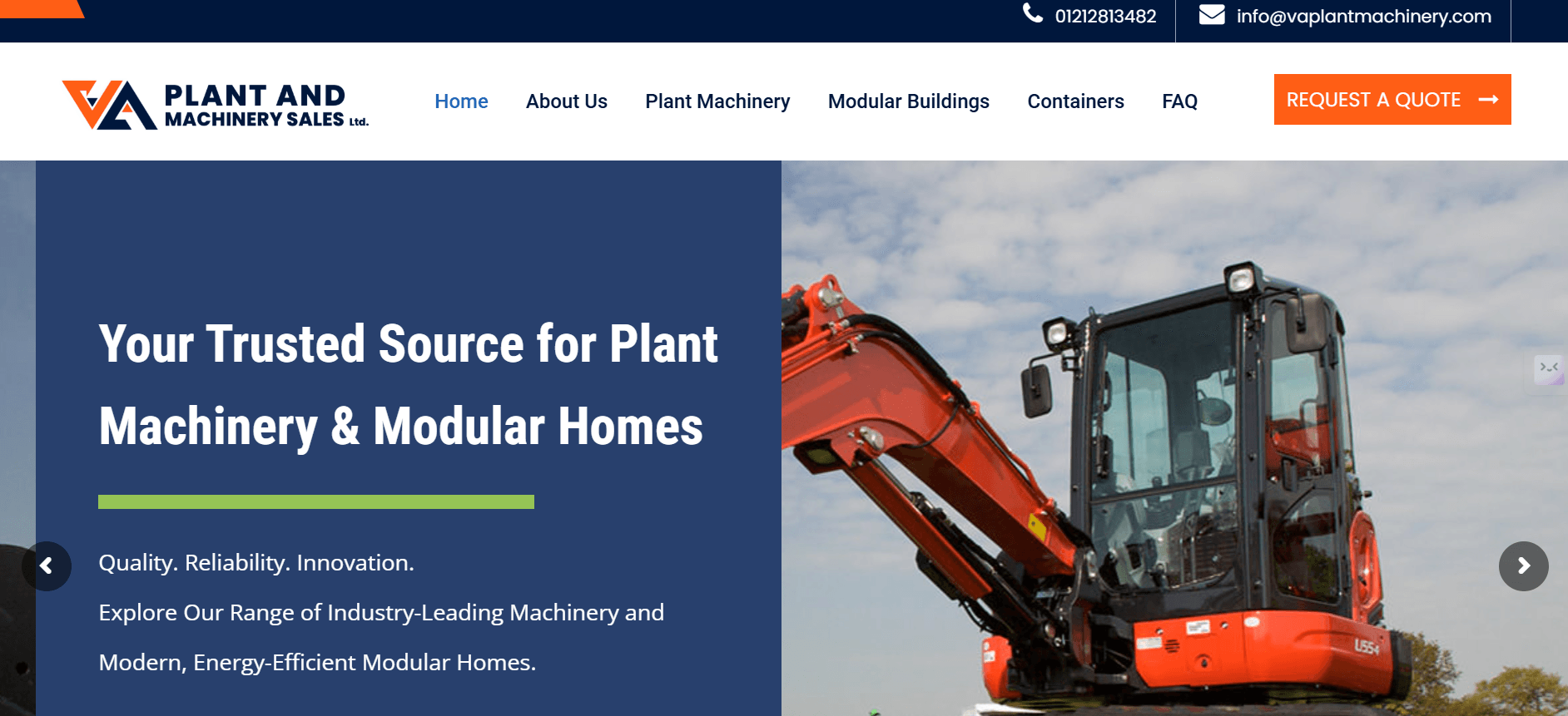 VA Plant Machinery is a scam website